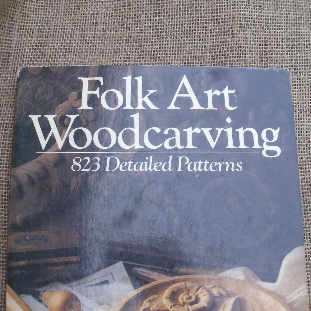 Folk Art Woodcarving 823 Detailed Patterns Book Bridgewater - Picture 3 of 16